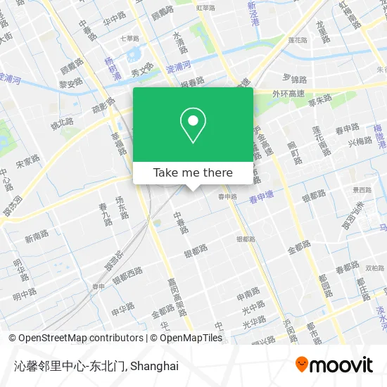 沁馨邻里中心-东北门 map