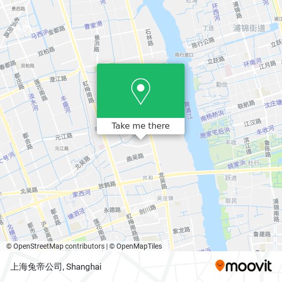 上海兔帝公司 map