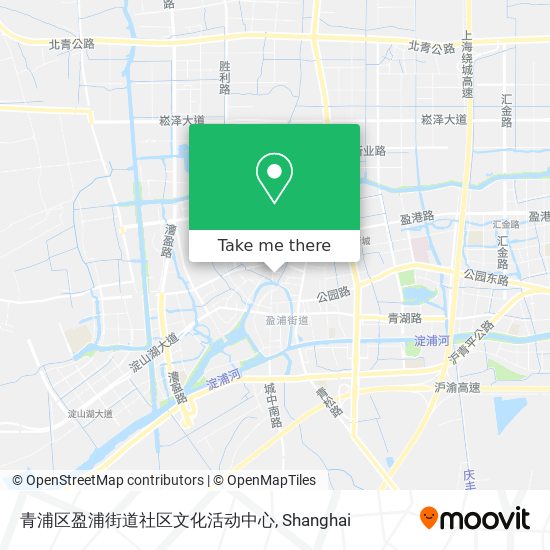 青浦区盈浦街道社区文化活动中心 map