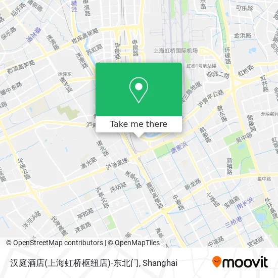 汉庭酒店(上海虹桥枢纽店)-东北门 map