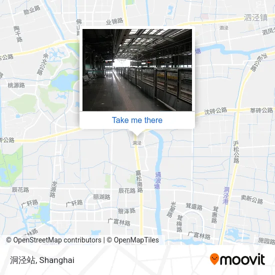 洞泾站 map