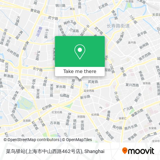 菜鸟驿站(上海市中山西路462号店) map