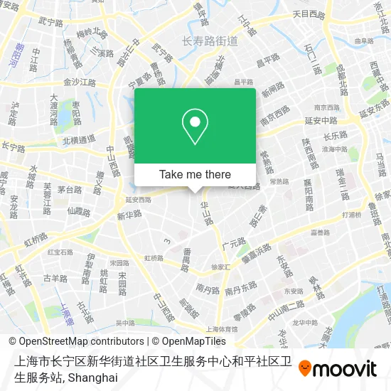上海市长宁区新华街道社区卫生服务中心和平社区卫生服务站 map