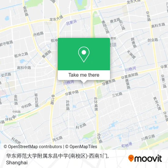 华东师范大学附属东昌中学(南校区)-西南1门 map