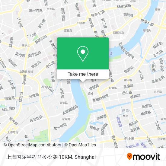 上海国际半程马拉松赛-10KM map