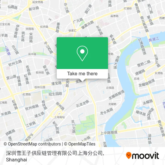 深圳雪王子供应链管理有限公司上海分公司 map