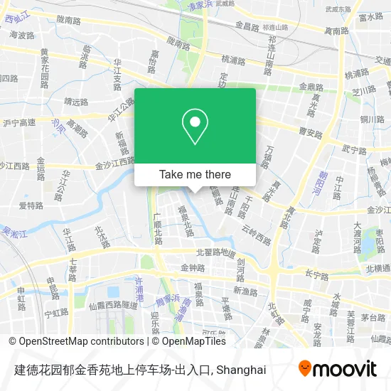 建德花园郁金香苑地上停车场-出入口 map