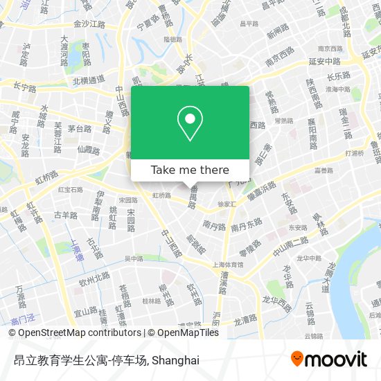 昂立教育学生公寓-停车场 map