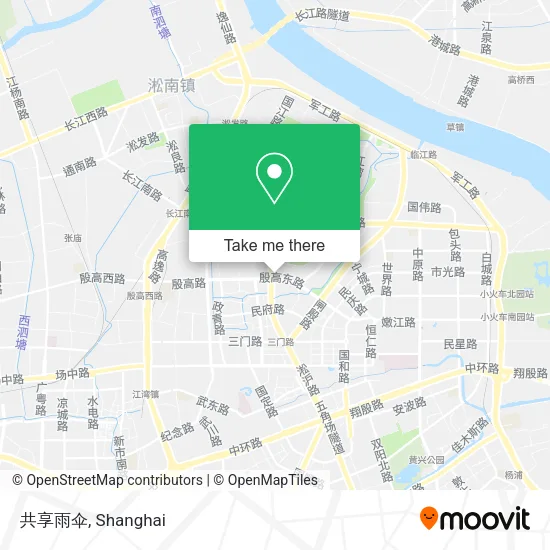 共享雨伞 map