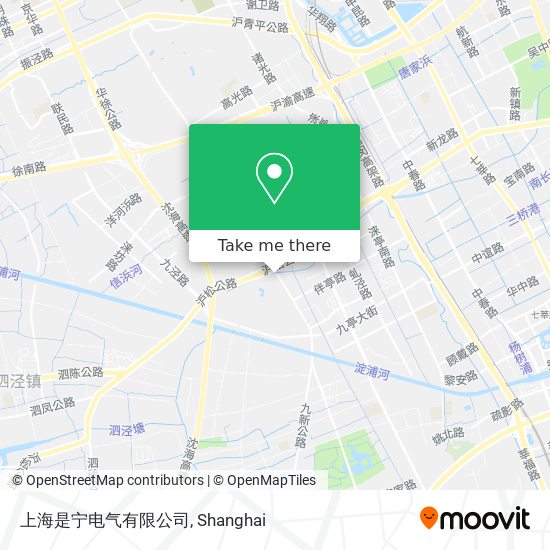 上海是宁电气有限公司 map