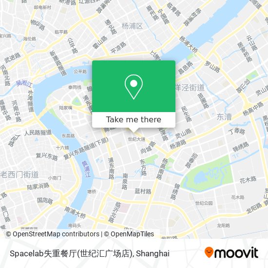 Spacelab失重餐厅(世纪汇广场店) map