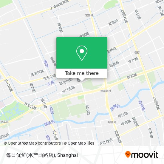 每日优鲜(水产西路店) map