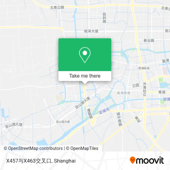 X457与X463交叉口 map