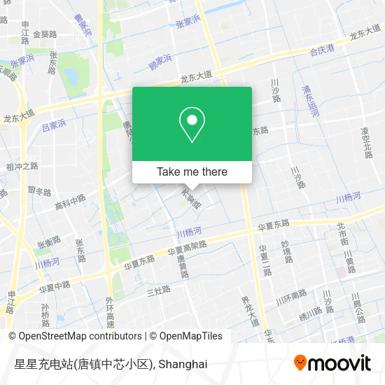 星星充电站(唐镇中芯小区) map