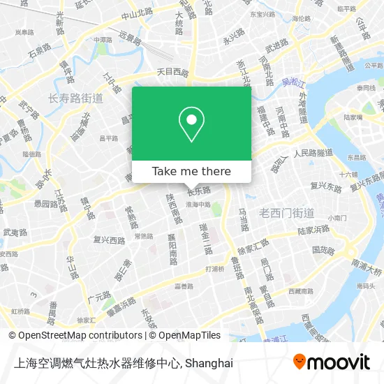 上海空调燃气灶热水器维修中心 map