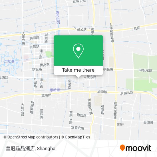 皇冠晶品酒店 map