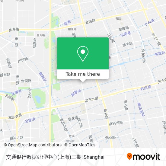 交通银行数据处理中心(上海)三期 map