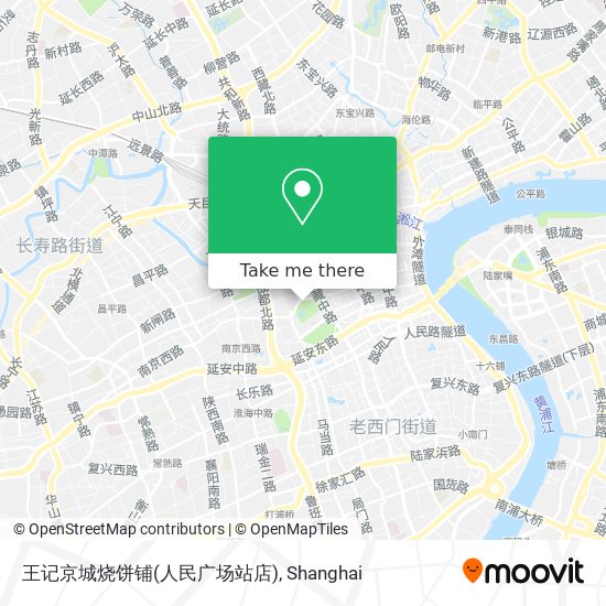 王记京城烧饼铺(人民广场站店) map