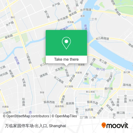 万临家园停车场-出入口 map