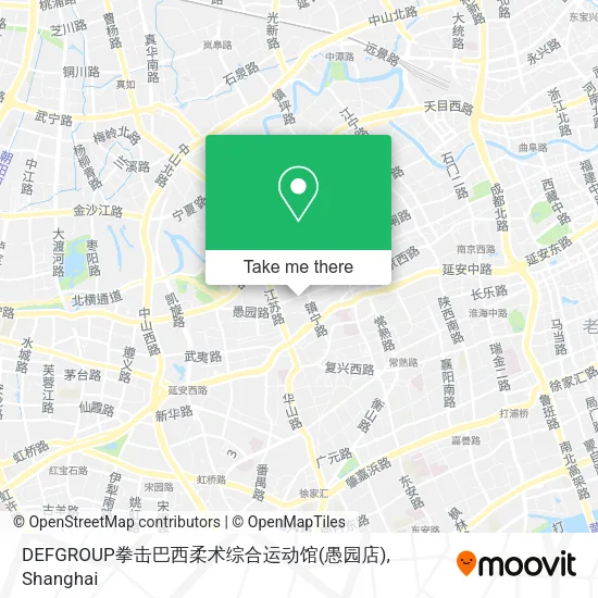 DEFGROUP拳击巴西柔术综合运动馆(愚园店) map
