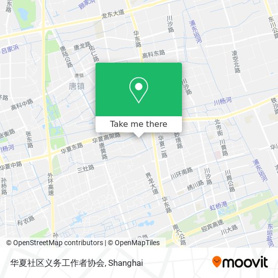 华夏社区义务工作者协会 map