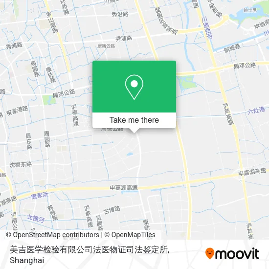 美吉医学检验有限公司法医物证司法鉴定所 map