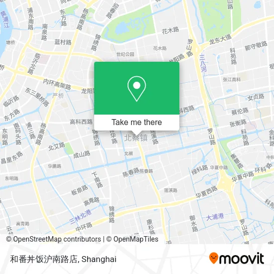 和番丼饭沪南路店 map