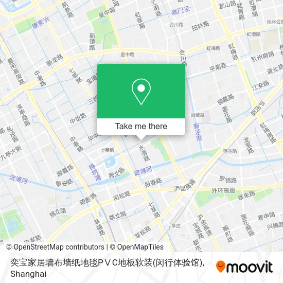 奕宝家居墙布墙纸地毯PⅤC地板软装(闵行体验馆) map
