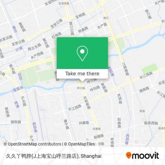 久久丫鸭脖(J上海宝山呼兰路店) map