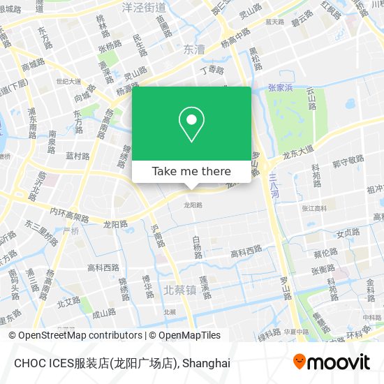 CHOC ICES服装店(龙阳广场店) map