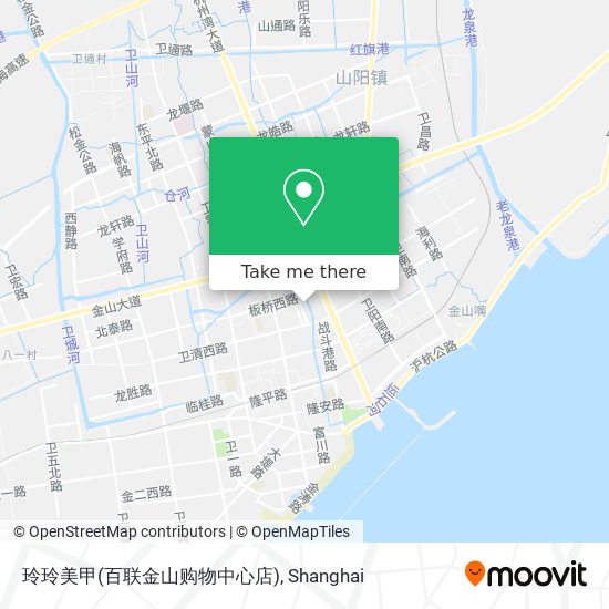 玲玲美甲(百联金山购物中心店) map