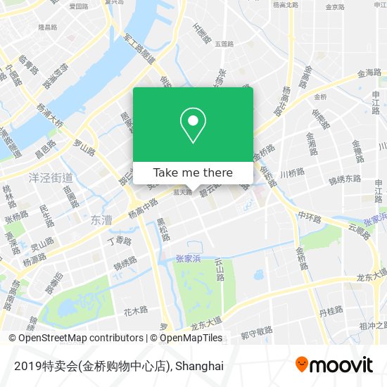 2019特卖会(金桥购物中心店) map
