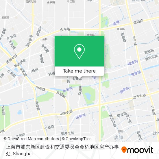 上海市浦东新区建设和交通委员会金桥地区房产办事处 map