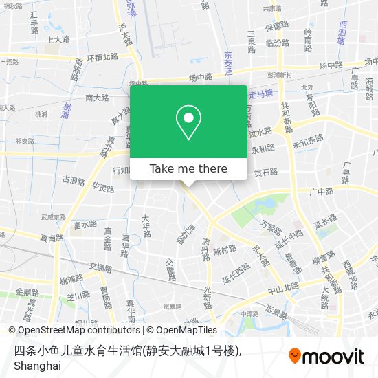 四条小鱼儿童水育生活馆(静安大融城1号楼) map