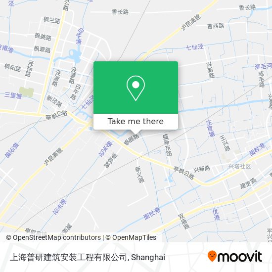 上海普研建筑安装工程有限公司 map