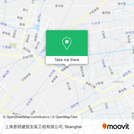 上海普研建筑安装工程有限公司 map