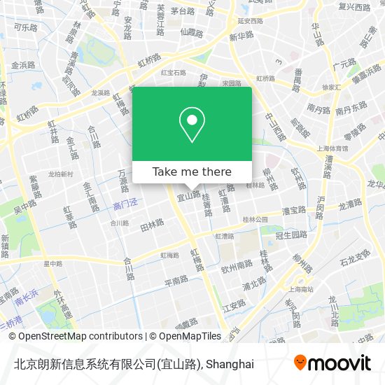 北京朗新信息系统有限公司(宜山路) map