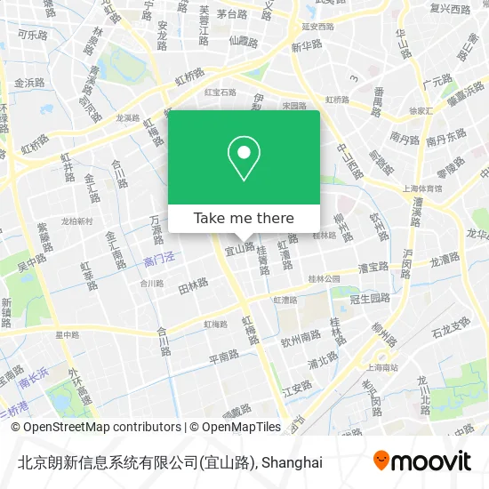 北京朗新信息系统有限公司(宜山路) map