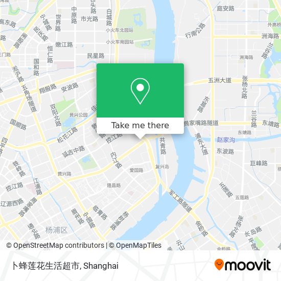 卜蜂莲花生活超市 map