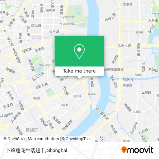 卜蜂莲花生活超市 map