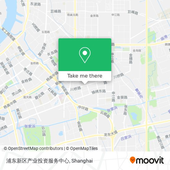 浦东新区产业投资服务中心 map