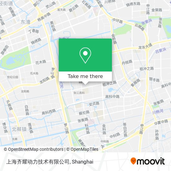 上海齐耀动力技术有限公司 map