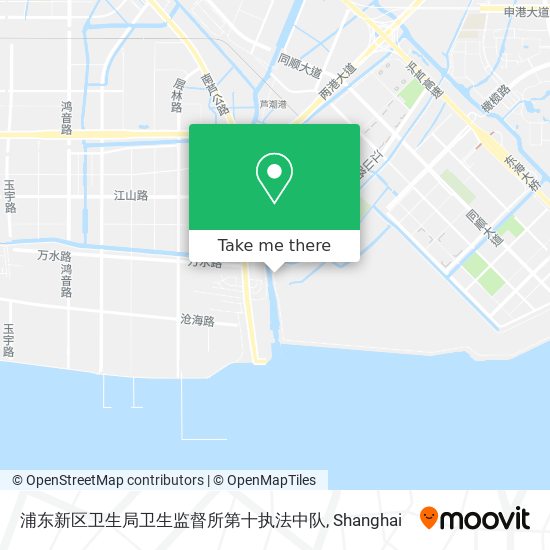 浦东新区卫生局卫生监督所第十执法中队 map
