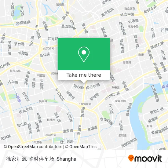 徐家汇源-临时停车场 map