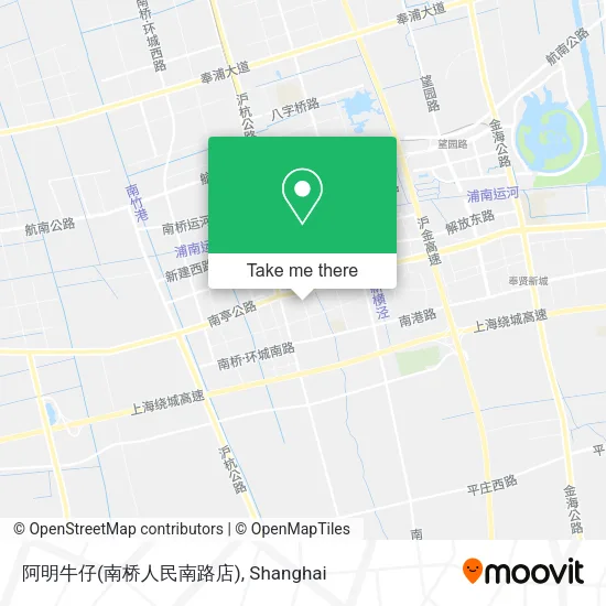 阿明牛仔(南桥人民南路店) map