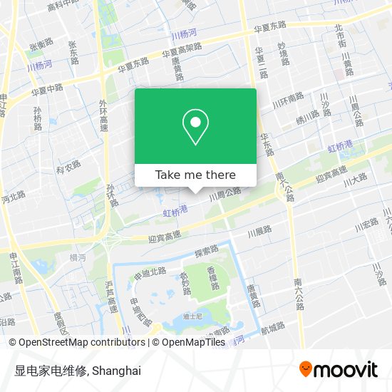 显电家电维修 map