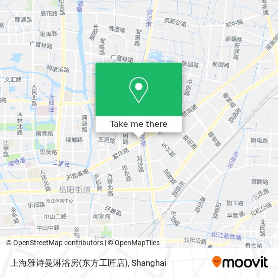 上海雅诗曼淋浴房(东方工匠店) map