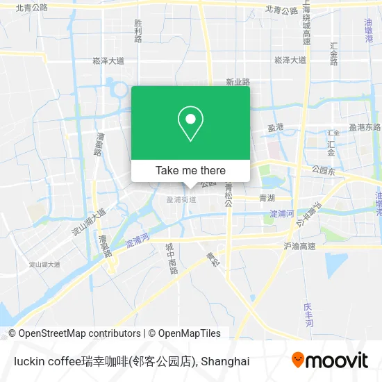 luckin coffee瑞幸咖啡(邻客公园店) map