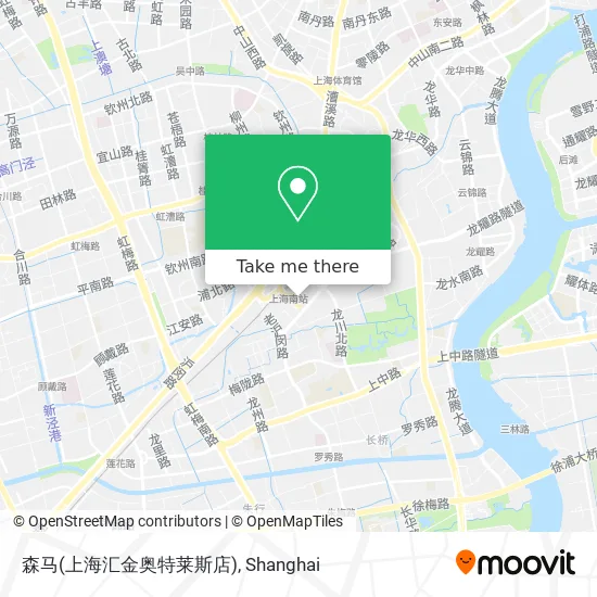 森马(上海汇金奥特莱斯店) map