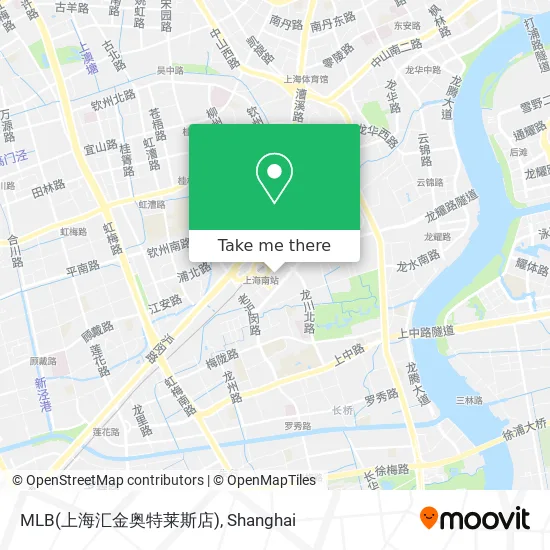 MLB(上海汇金奥特莱斯店) map